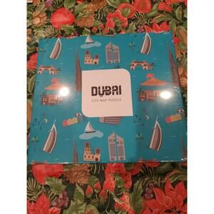 500 Piece Dubai City Map Puzzle United Arab Emirates New Unopened Box